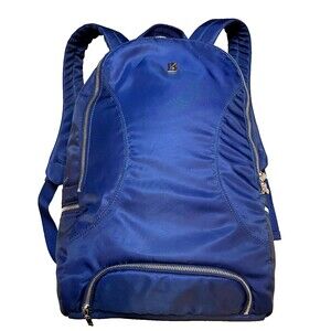 Buff Bunny Women's Game Changer Backpack Royal Blue and Gold Zippers One Size